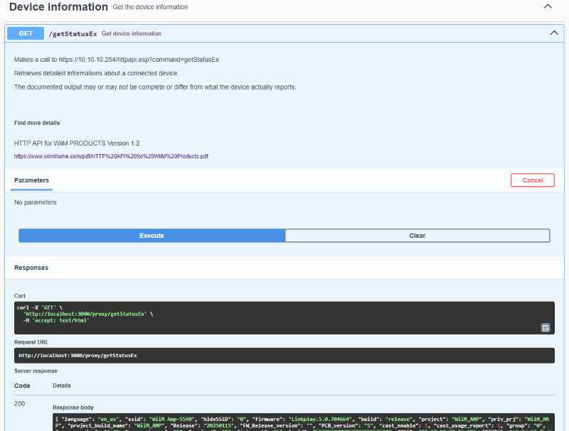 getStatusEx example